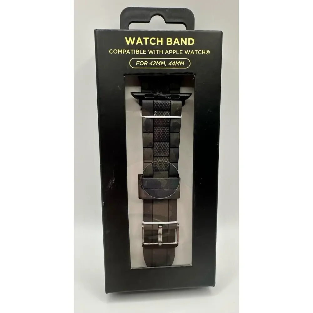 Watch Band Compatible with Apple Watch 42MM OR 44MM NWT CAMOUFLAGE - Picture 1 of 2